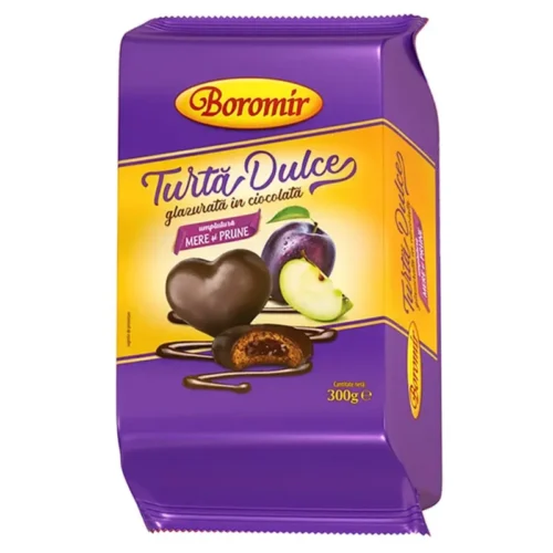 Pan de Jengibre con Chocolate relleno con Manzana y Ciruela - 300g Boromir